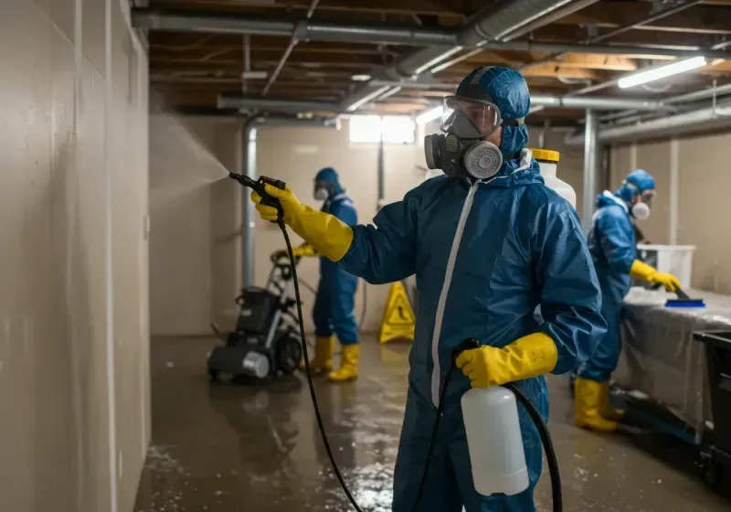 Basement Sanitization and Antimicrobial Treatment process in Windsor, CO