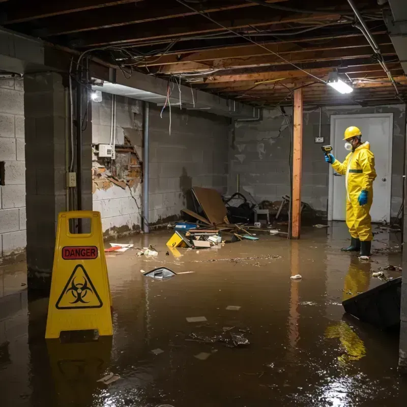 Flooded Basement Electrical Hazard in Windsor, CO Property